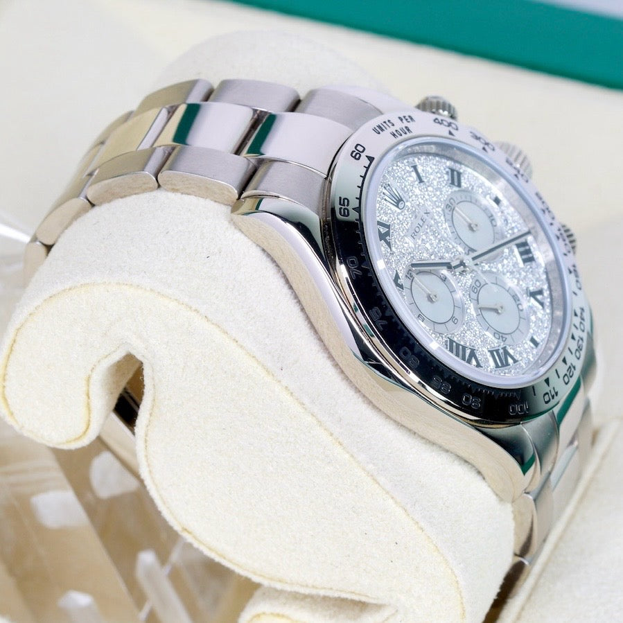 Rolex Daytona 116509 ZEA Factory Roman Pave Dial White Gold 40mm 2008