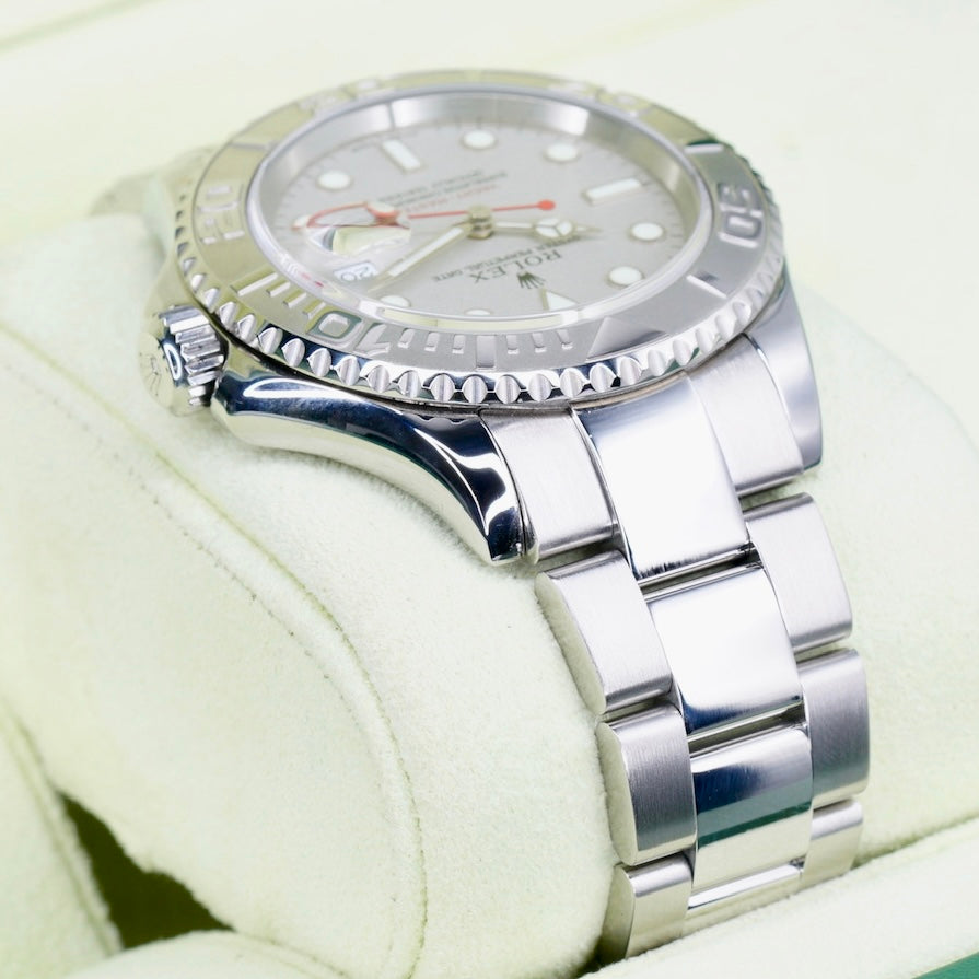 Rolex Yacht-Master 16622 “PLATINUM” Grey Dial Platinum Bezel Stainless Steel 40mm 2006