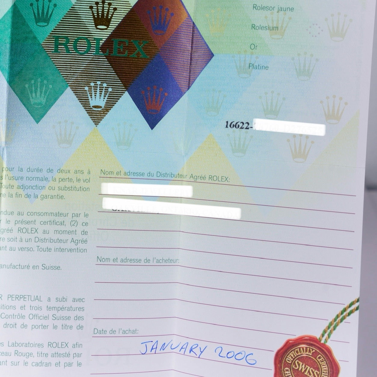 Rolex Yacht-Master 16622 “PLATINUM” Grey Dial Platinum Bezel Stainless Steel 40mm 2006