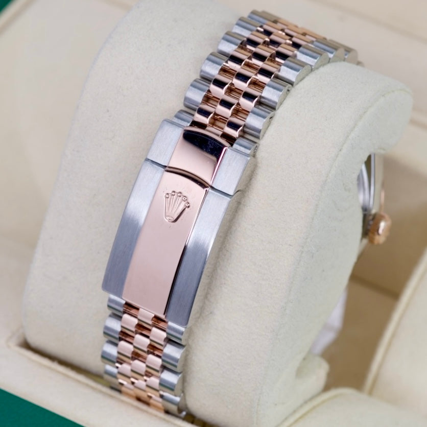 Rolex Datejust 126331 “CHOCOLATE” Brown Stick Dial Rose Gold & Steel Jubilee 41mm
