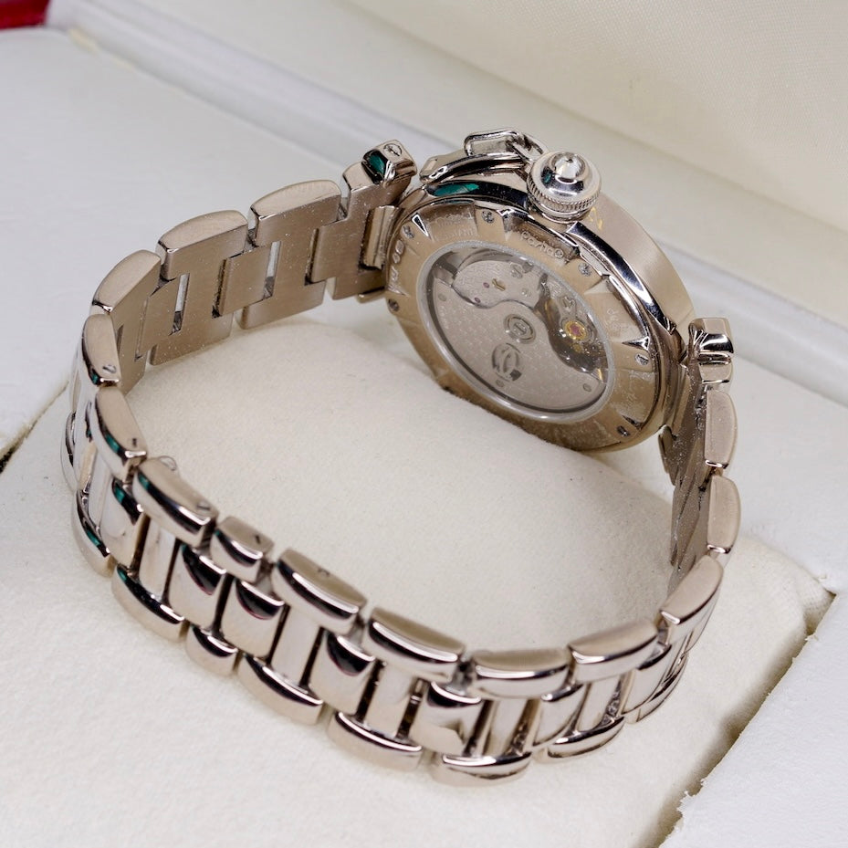 Cartier Pasha Diamond Dial White Gold