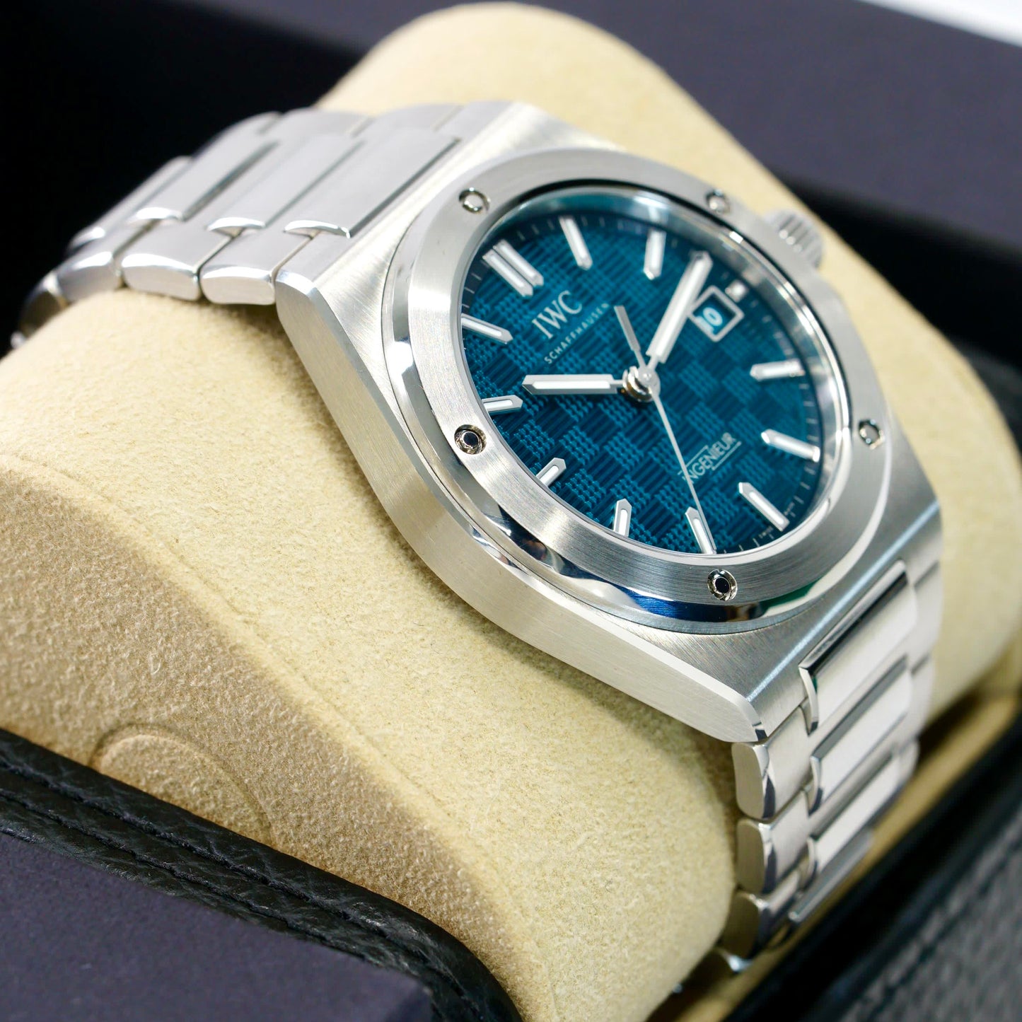 IWC Ingenieur IW328903 Aqua Green Dial Stainless Steel 40mm