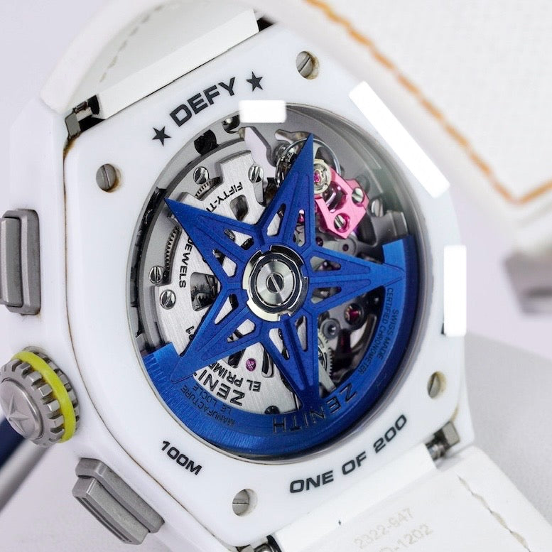 Zenith Defy El Primero 21 49.9010.9004/01.R947 “CHROMA” Skeleton White Ceramic 44mm 2022