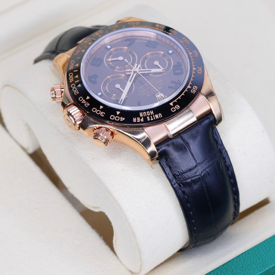 Rolex Daytona 116515LN “CHOCO ARABIC” Brown Arabic Dial Rose Gold Leather Strap 40mm 2013
