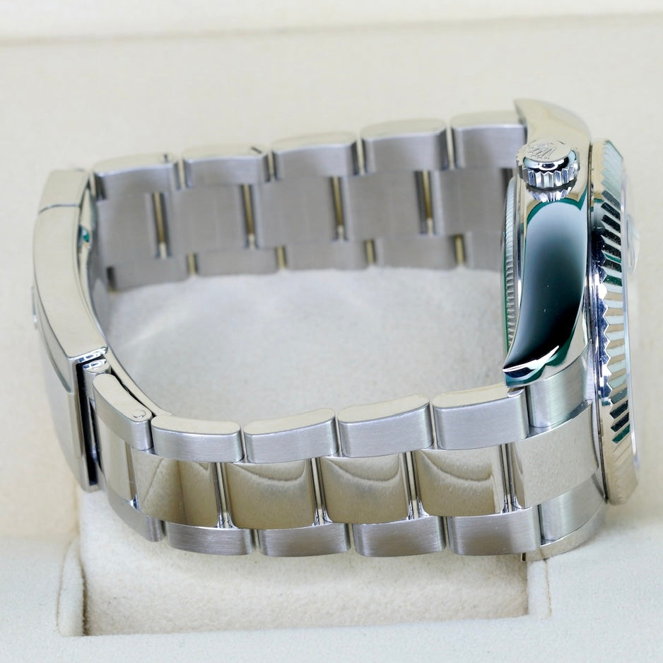 Rolex Sky-Dweller 326934 Blue Dial White Gold Bezel Stainless Steel 42mm 2019