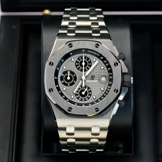 Audemars Piguet Royal Oak Offshore 26238TI.OO.2000TI.01 Grey Dial Chronograph Titanium 42mm