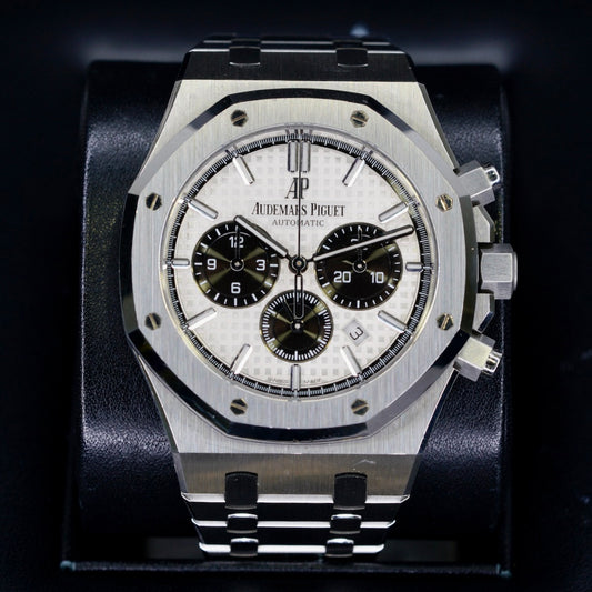 Audemars Piguet Royal Oak 26331ST.OO.1220ST.03 “PANDA” White Dial Black Sub Dials Stainless Steel 41mm