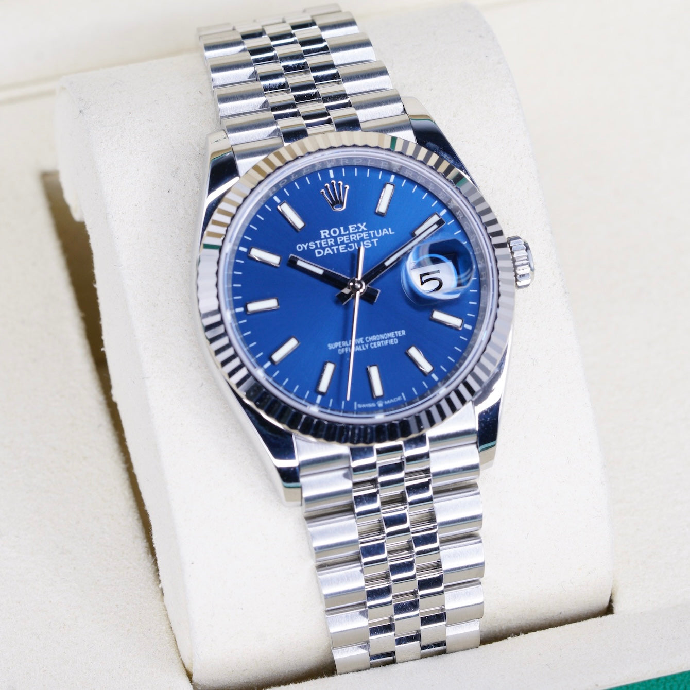 Rolex Datejust 126234 Blue Stick Dial Stainless Steel 36mm 2022