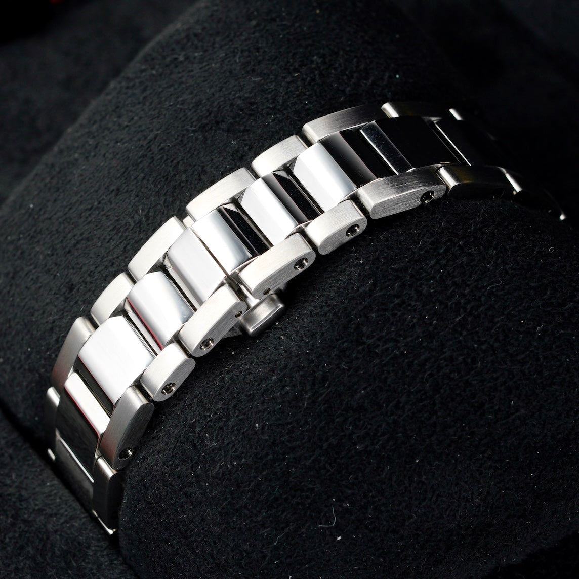 Cartier NEW 2026 Roadster WSRDPP19 M White Dial Blue Accents Stainless Steel