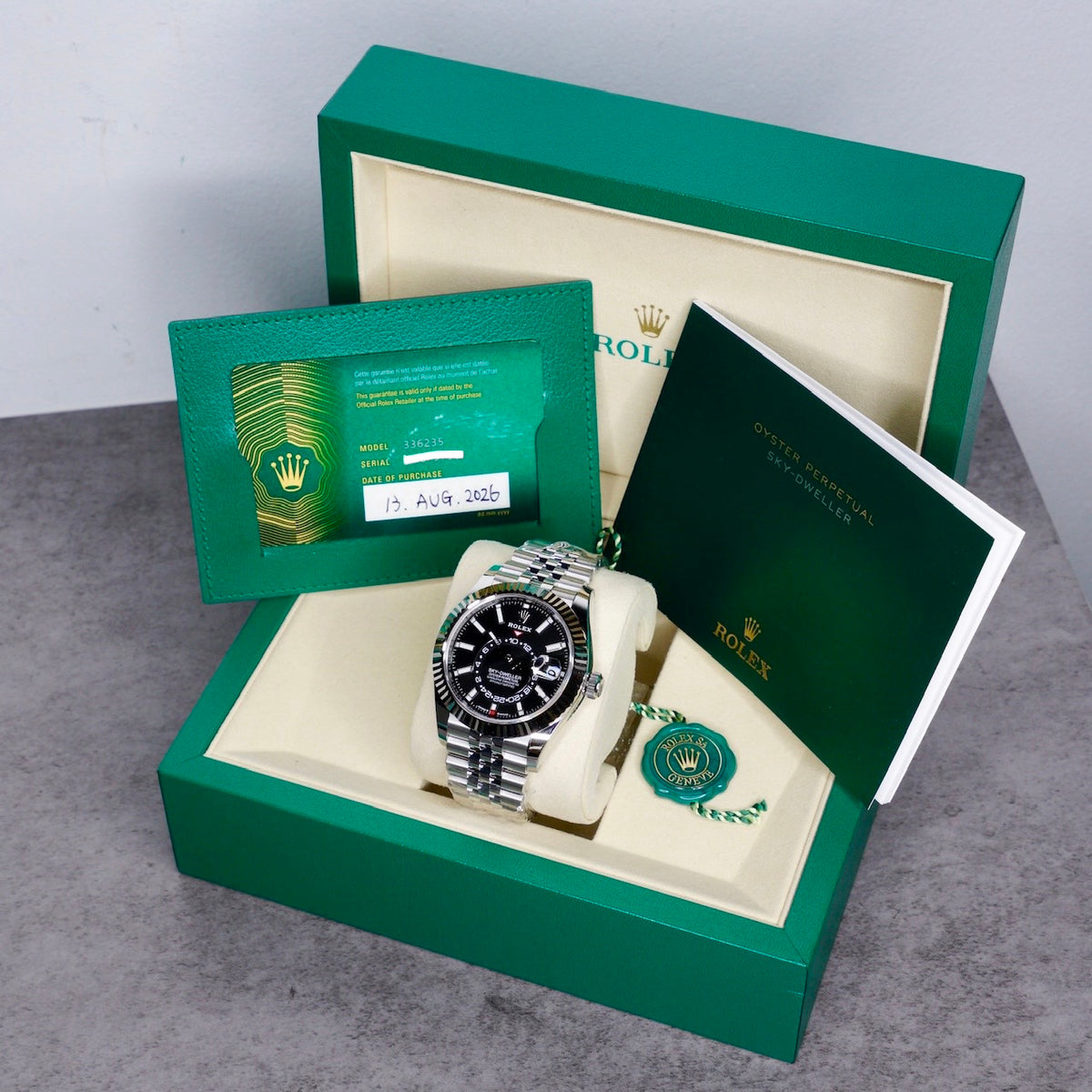 Rolex NEW 2026 Sky-Dweller 336934 “BLACK SKY” Black Dial Stainless Steel 42mm