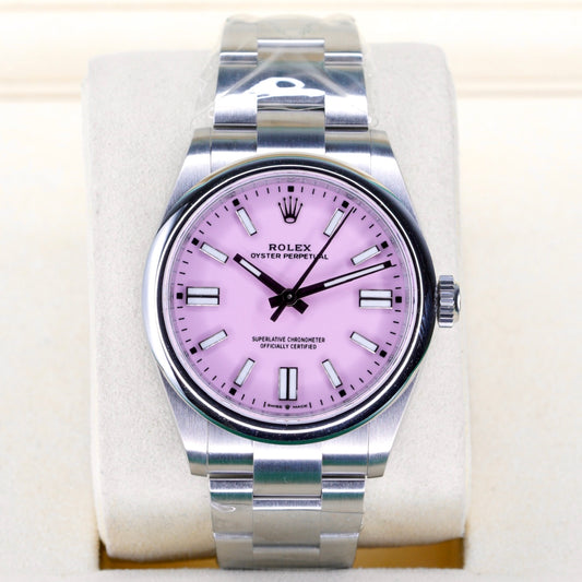 Rolex NEW 2026 Oyster Perpetual 134300 “CANDY” Pink Dial Stainless Steel 41mm