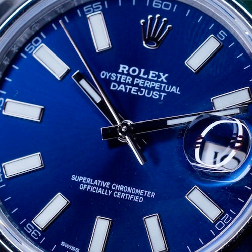 Rolex Datejust 116300 Blue Dial Stainless Steel Oyster 41mm