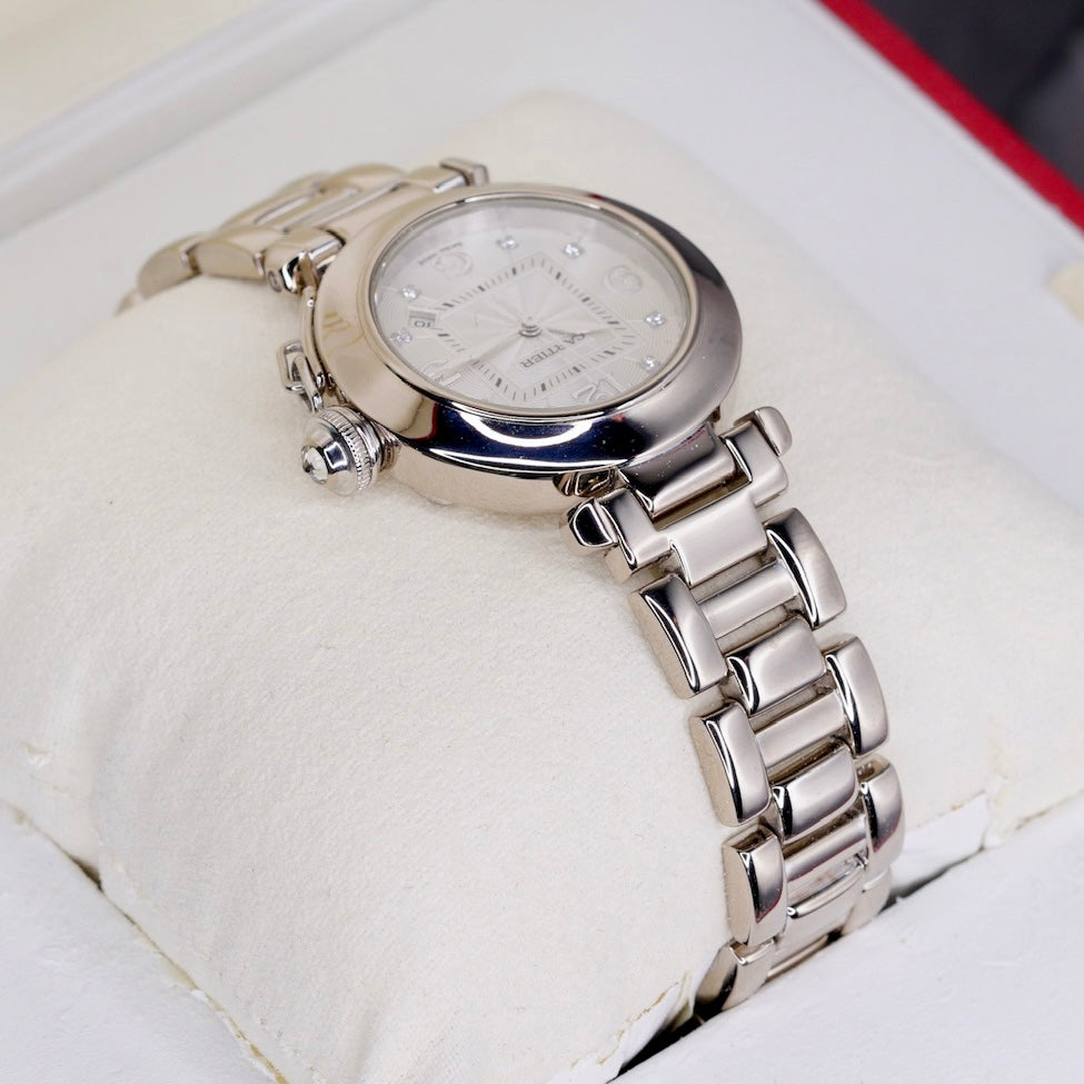 Cartier Pasha Diamond Dial White Gold