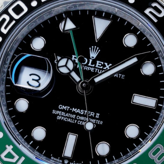 Rolex GMT-Master II 126720VTNR “SPRITE” Black Dial Green & Black Bezel Stainless Steel Jubilee 40mm 2024