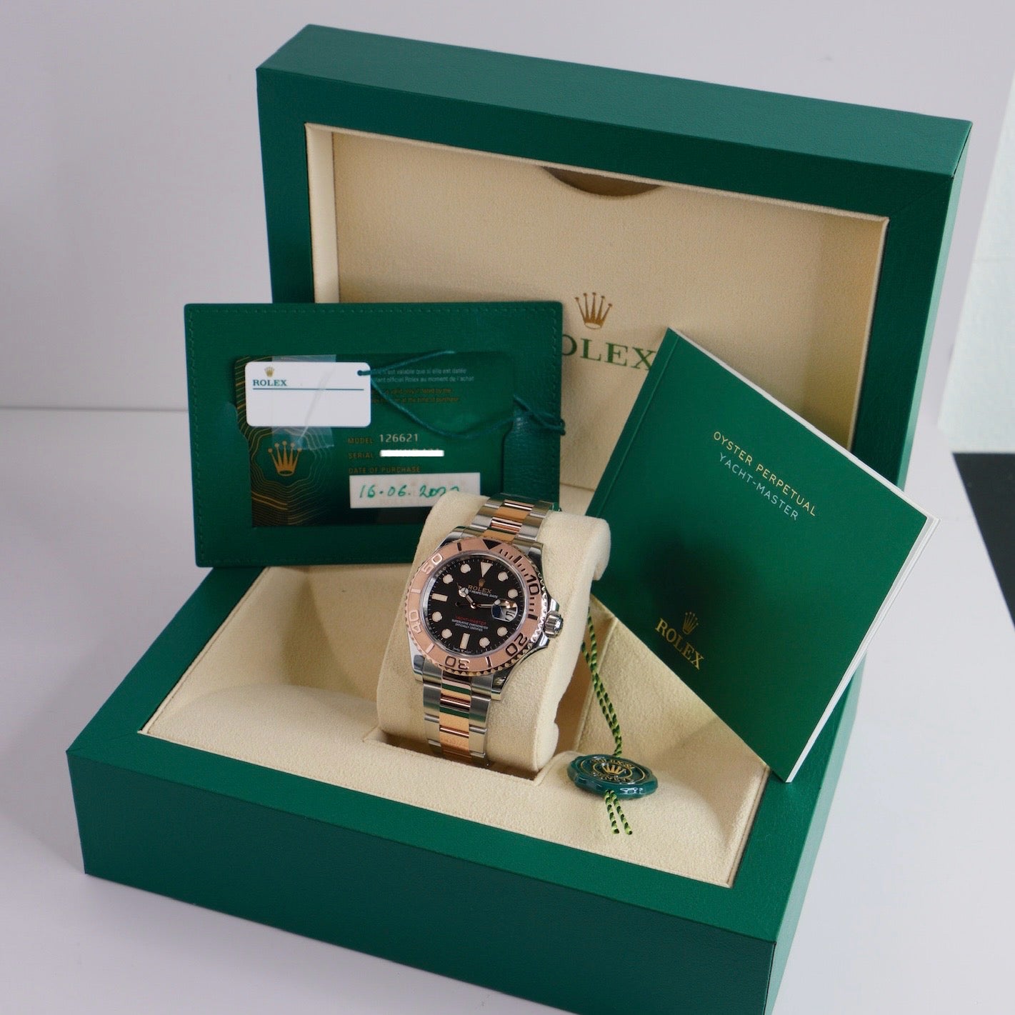 Rolex Yacht-Master 126621 Black Dial Two-Tone Rose Gold & Steel 40mm 2022