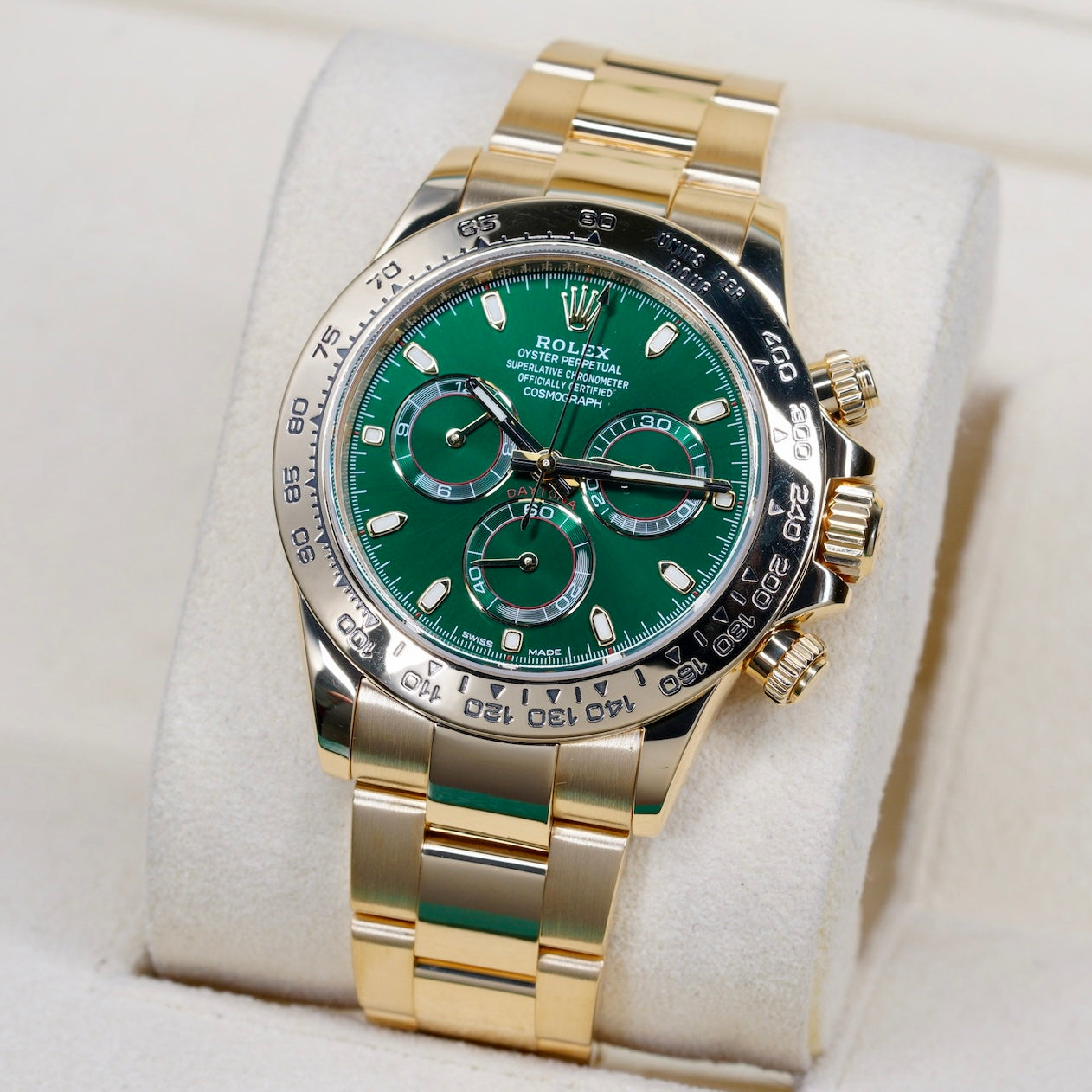 Rolex Daytona 116508 “JOHN MAYER” Green Dial Yellow Gold 40mm 2017