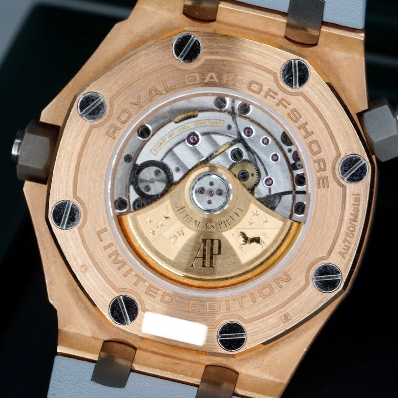 Audemars Piguet Royal Oak Offshore Diver 15711OI.OO.A006CA.01 “JAPAN EDITION” Grey Dial Rose Gold Rubber Strap 42mm