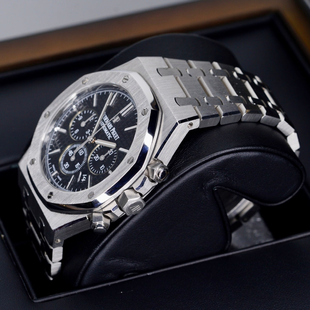 Audemars Piguet Royal Oak 26320ST.OO.1220ST.01 “BLACK OAK” Black Dial Stainless Steel Chronograph 41mm