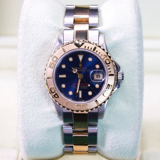 Rolex Yacht Master 69623 Blue Dial Two-Tone Yellow Gold & Steel 29mm