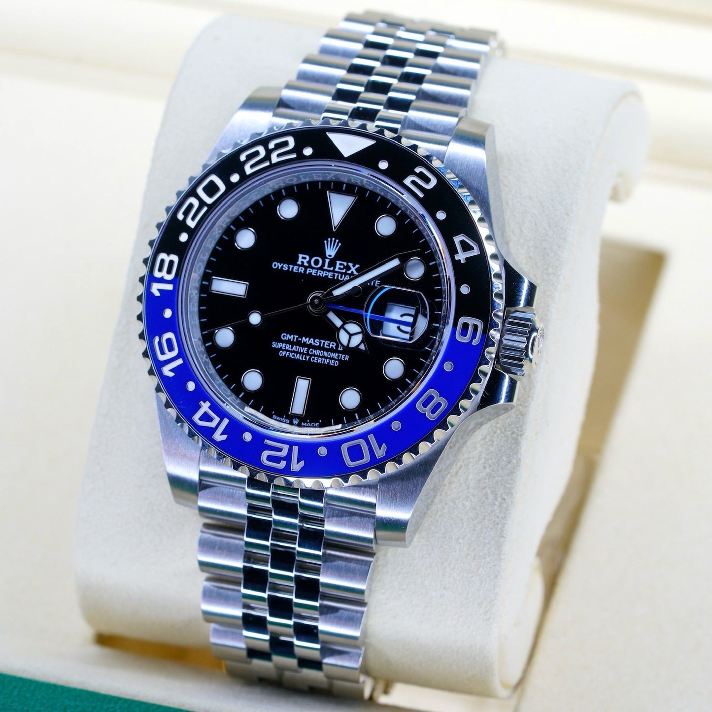 Rolex NEW 2026 GMT-Master II 126710BLNR “BATGIRL” Black Dial Blue & Black Bezel Stainless Steel 40mm