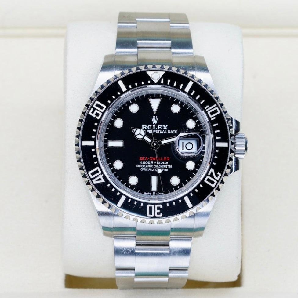 Rolex NEW 2025 Sea-Dweller 126600 “50TH ANNIVERSARY” Black Dial Red Letters Stainless Steel 43mm
