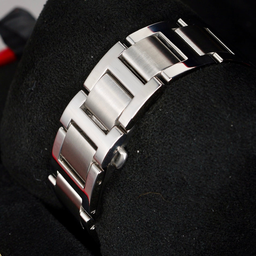 Cartier Ballon Bleu 3001 White Dial Stainless Steel 42mm