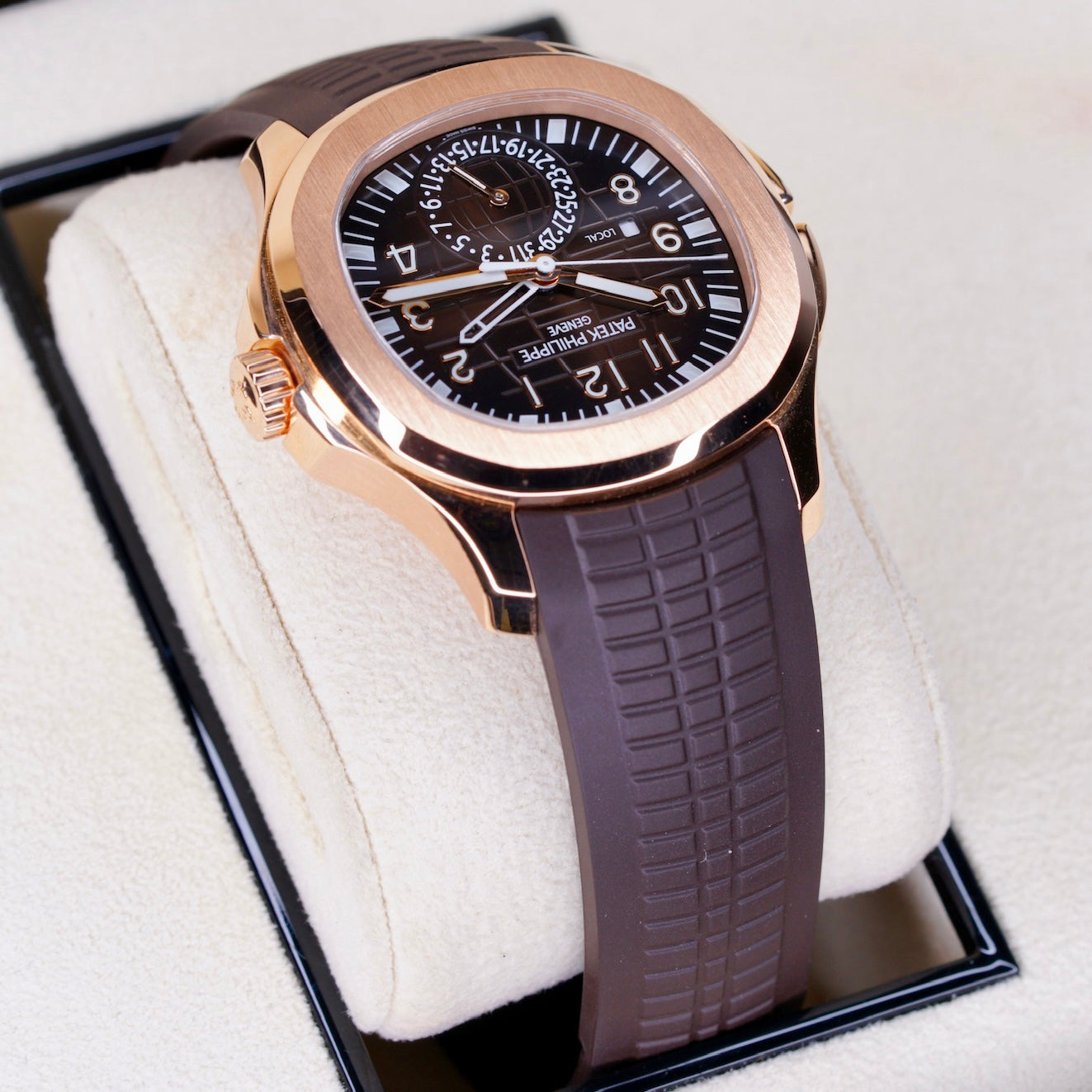 Patek Philippe Aquanaut 5164R-001 Brown Dial Tropical Strap 2020
