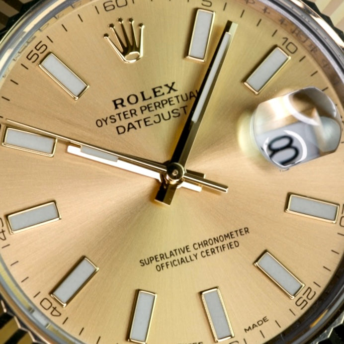 Rolex Datejust II 116333 “CHAMPAGNE” Two-Tone Yellow Gold & Steel Champagne Dial 41mm