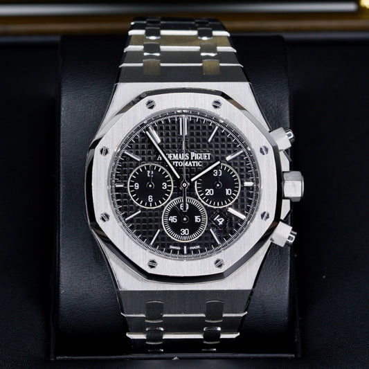 Audemars Piguet Royal Oak 26320ST.OO.1220ST.01 “BLACK OAK” Black Dial Stainless Steel Chronograph 41mm