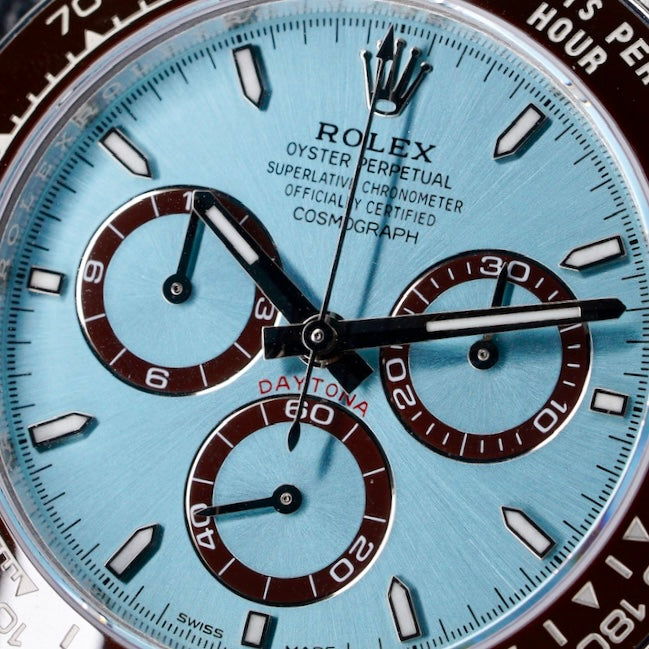 Rolex Daytona 126506 “PLATONA” Ice Blue Dial Platinum Open Case Back 40mm 2025