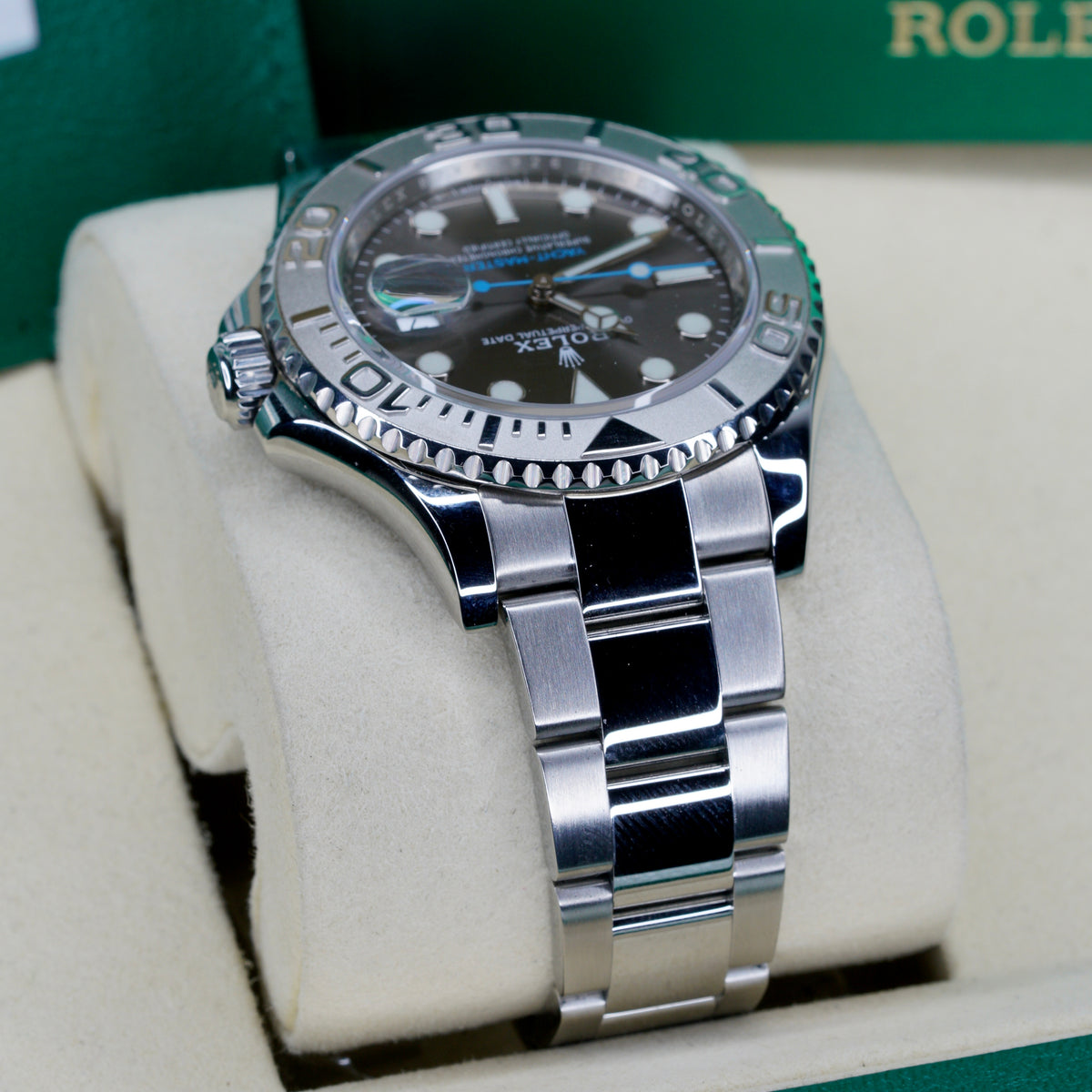 Rolex Yacht-Master 116622 Grey Dial Ice Blue Arrow Stainless Steel 40mm 2019