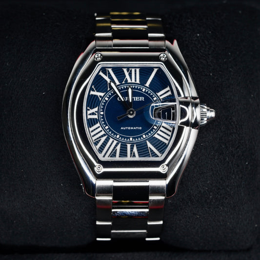 Cartier NEW 2026 Roadster WSRN0014 “DEEP BLUE” Blue Dial Stainless Steel