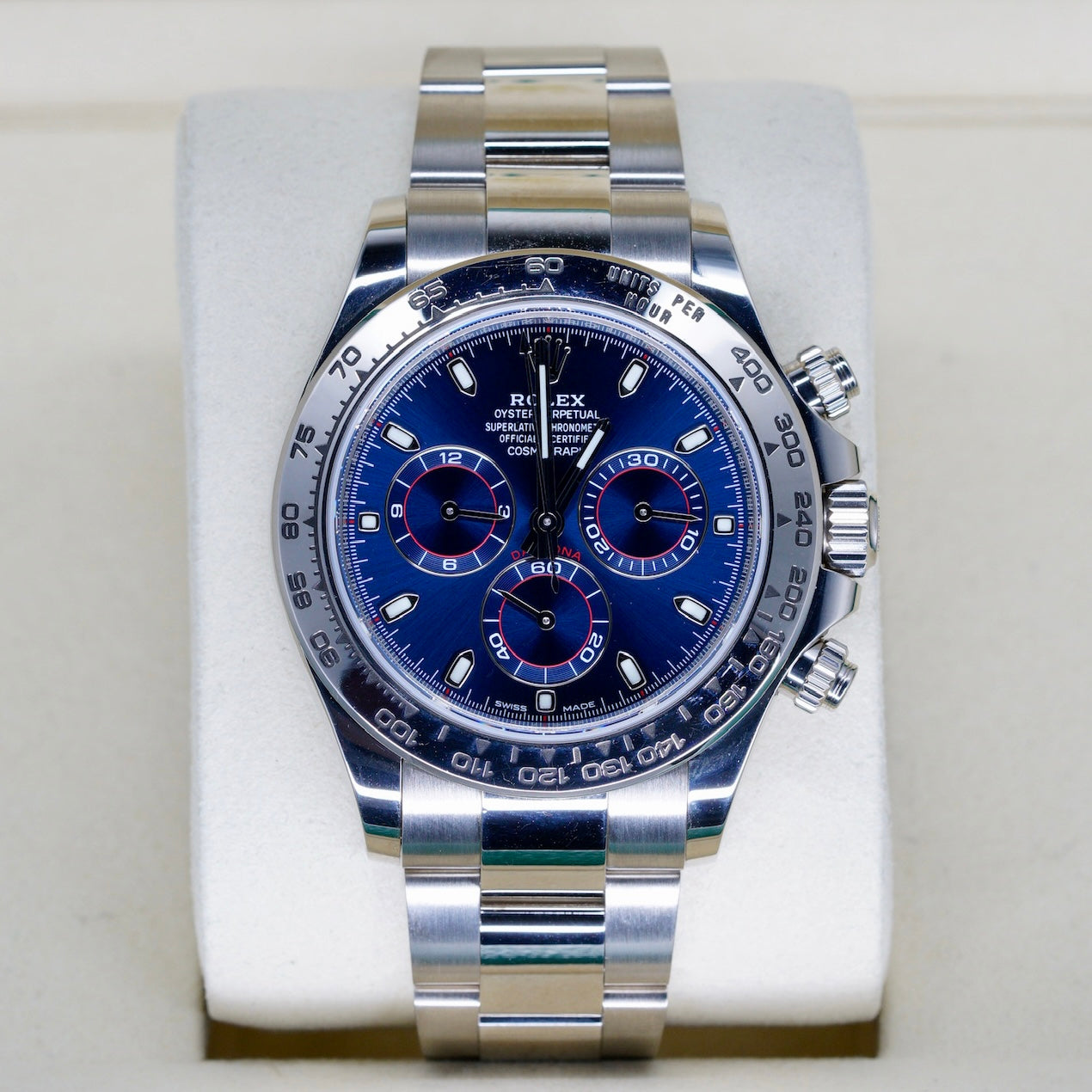 Rolex Daytona 116509 Blue Dial White Gold 40mm 2020