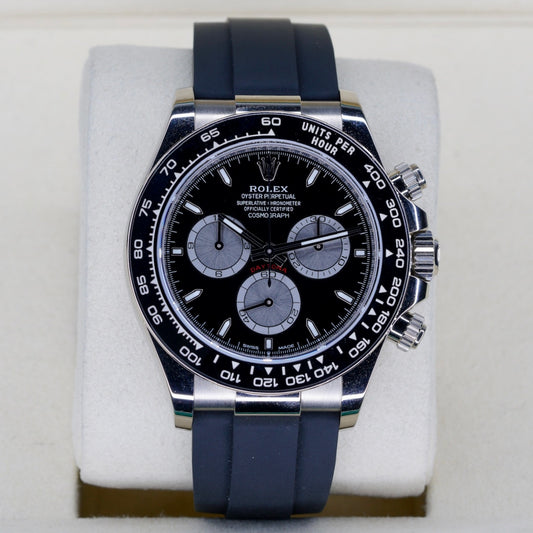 Rolex Daytona 126519LN “BABY LE MANS” Black Dial White Gold Oysterflex 40mm 2023