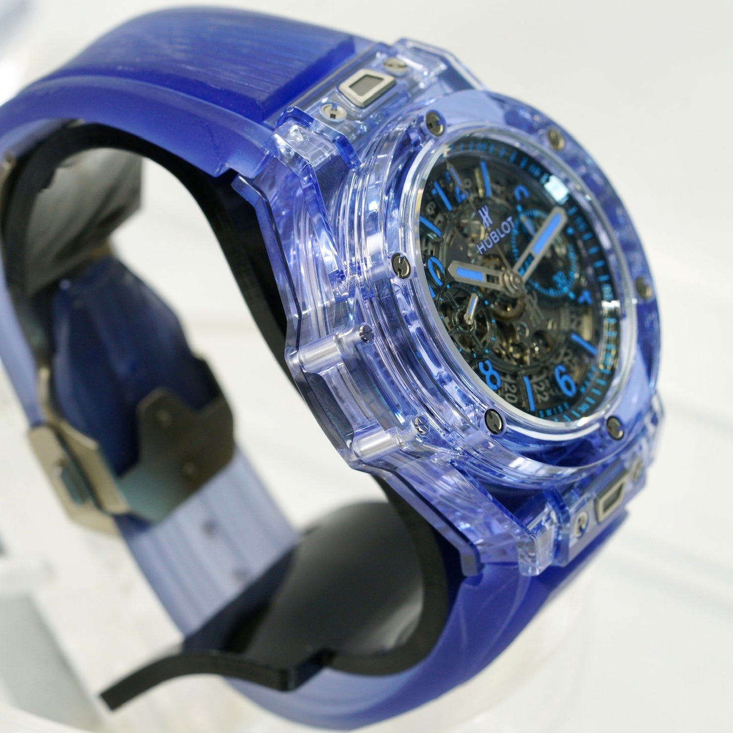 Hublot Big Bang Unico 411.JL.4809.RT “ALL BLUE SAPPHIRE” Limited Edition 250 Pieces