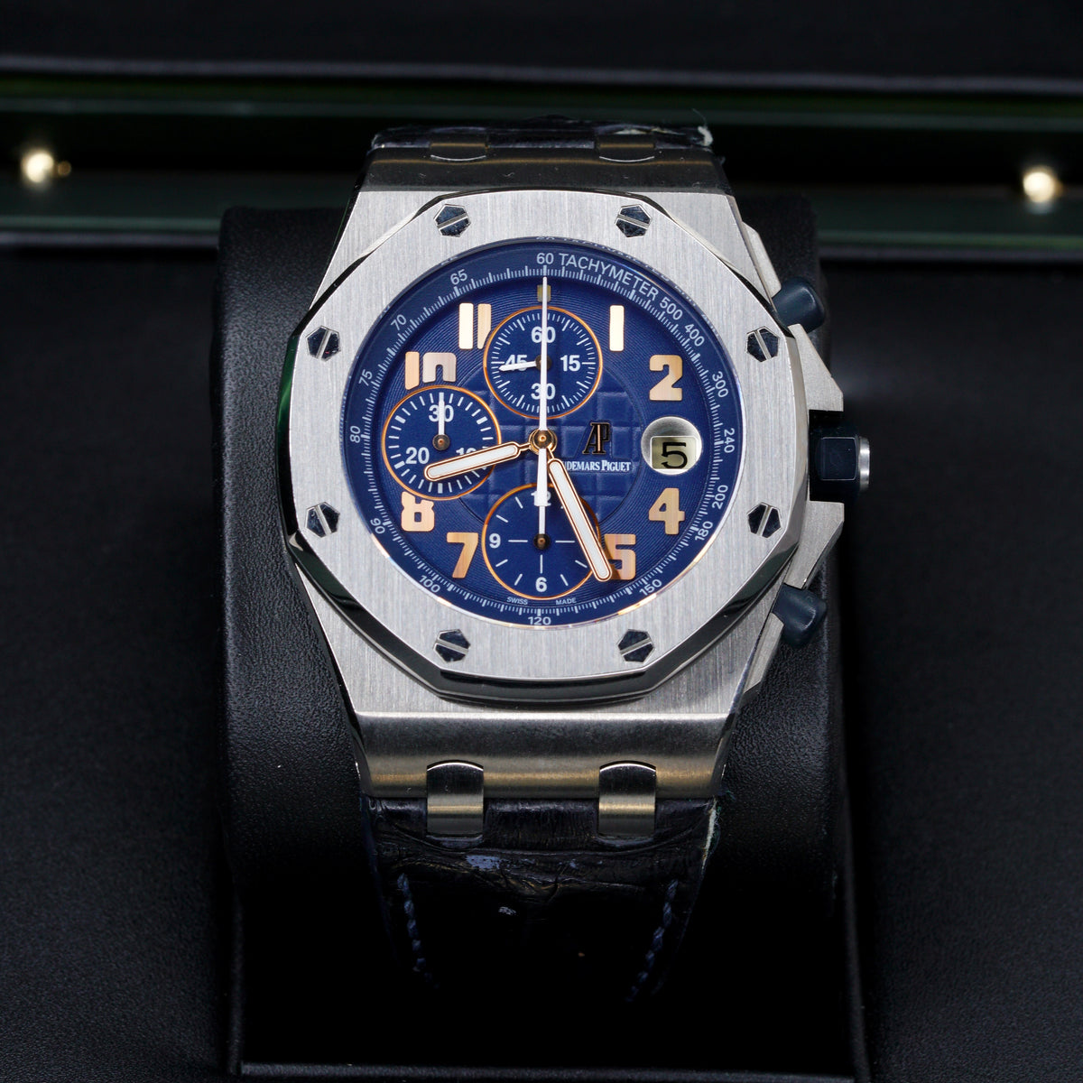 Audemars Piguet Royal Oak Offshore 26365IS.OO.D305CR.01 “PRIDE OF ARGENTINA” Blue Dial Titanium Leather Strap