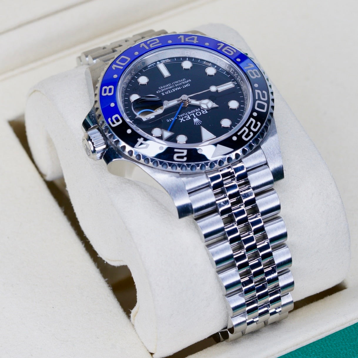 Rolex GMT-Master II 126710BLNR “BATGIRL” Black Dial Blue & Black Bezel Stainless Steel Jubilee 40mm 2023