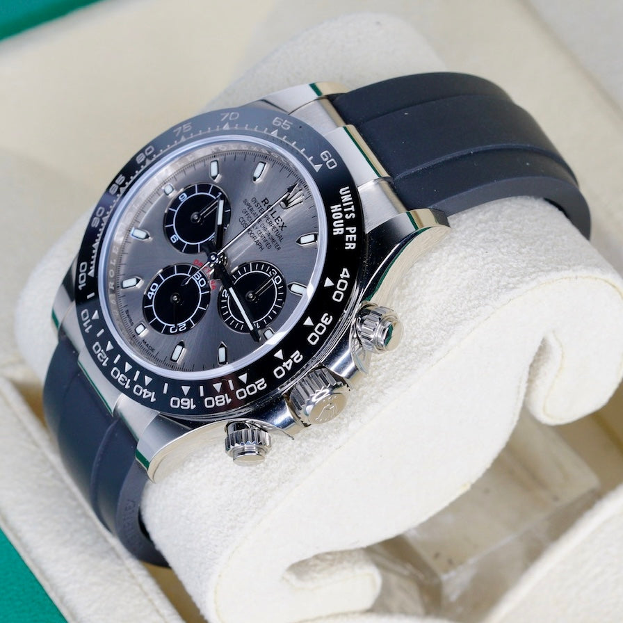 Rolex Daytona 116519LN-0006 “GHOST” Grey Dial White Gold Oysterflex 40mm 2020