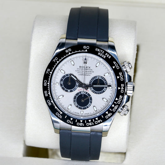 Rolex Daytona 116519LN “GHOST” Grey Dial White Gold Oysterflex 40mm 2021