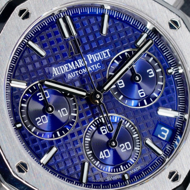 Audemars Piguet Royal Oak 26239BC.OO.1220BC.01 “JAPAN” Blue Indigo Dial White Gold 41mm Limited Edition Of 222