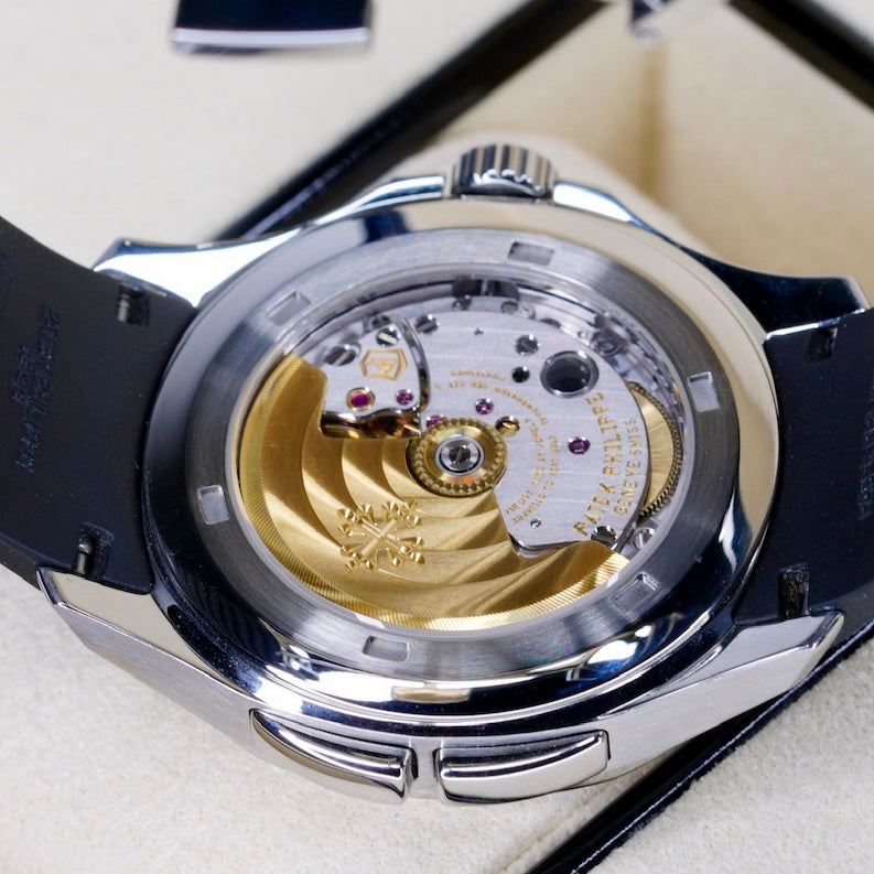 Patek Philippe Aquanaut 5164A-001 “AQUA TRAVEL” Black Dial Stainless Steel Travel Time 40.8mm 2021