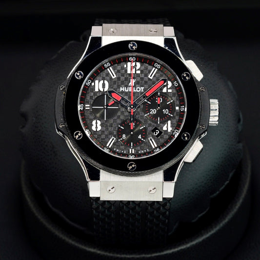 Hublot Big Bang 301.SB.131.RX.TRS15 Carbon Fiber Dial Ceramic Bezel Stainless Steel 44mm 2019