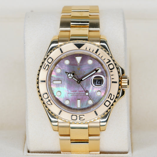 Rolex Yacht-Master 16628 “TAHITIAN” Mop Tahitian Dial Yellow Gold 40mm