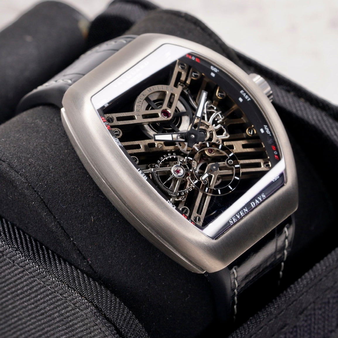 Franck Muller Vanguard V45 S6 SQT TT BR NR Skeleton Seven Days