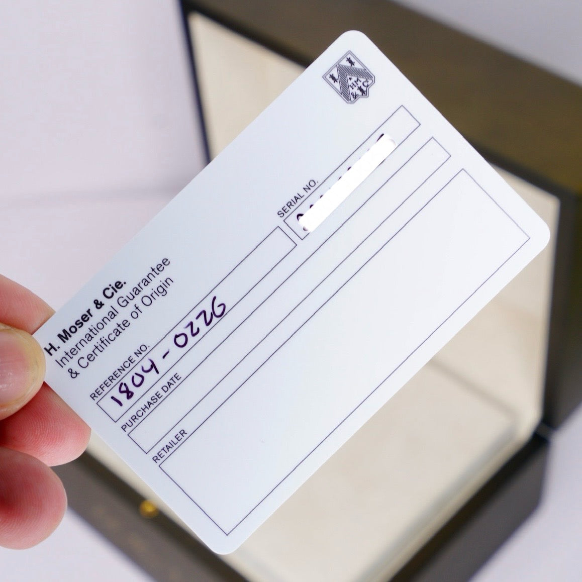 H.Moser & Cie. NEW Endeavour 1804-0226 Blue Aventurine Dial Tourbillon White Gold Blue Alligator Strap Limited Edition 40mm