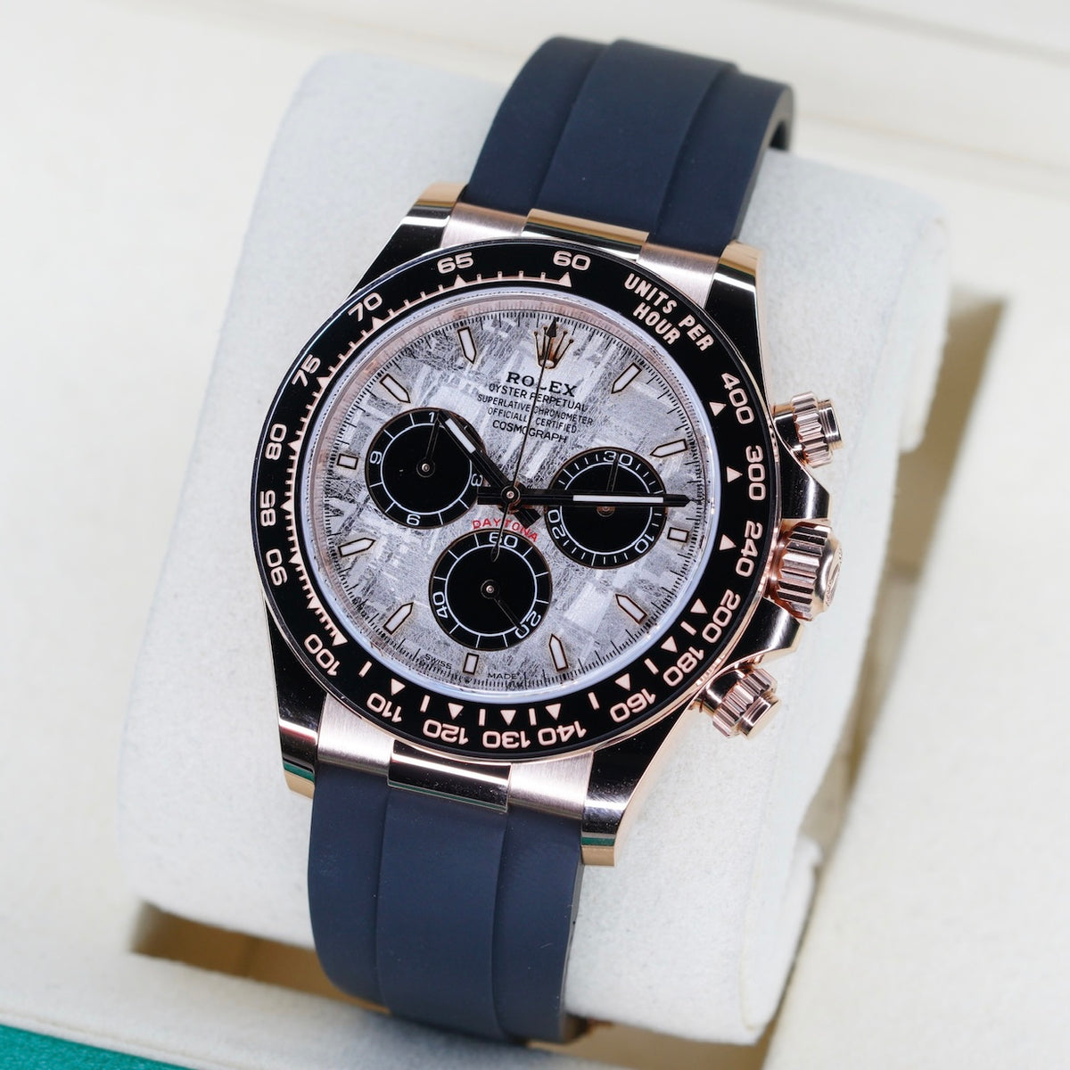 Rolex NEW 2026 Daytona 126515LN “METEORITE” Meteorite Dial Rose Gold Oysterflex 40mm