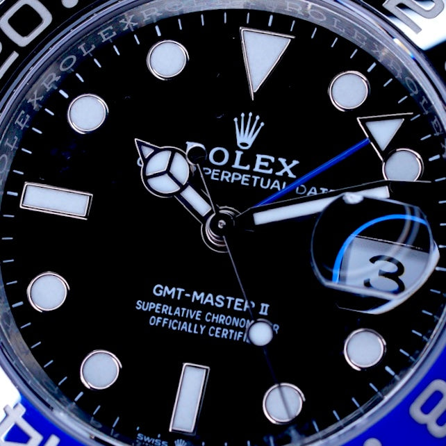 Rolex GMT-Master II 126710BLNR “BATGIRL” Black Dial Blue & Black Bezel Stainless Steel Jubilee 40mm 2023