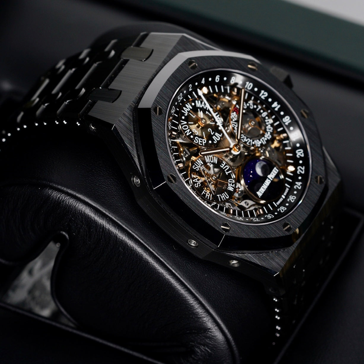 Audemars Piguet Royal Oak 26585CE.OO.1225CE.01 “CERAMIC PERPETUAL” Skeleton Dial Ceramic Perpetual Calendar 42mm