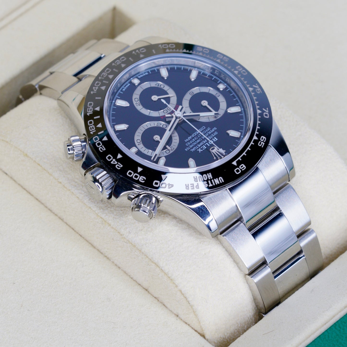 Rolex Daytona 116500LN “REVERSE PANDA” Black Dial White Sub Dials Stainless Steel 40mm