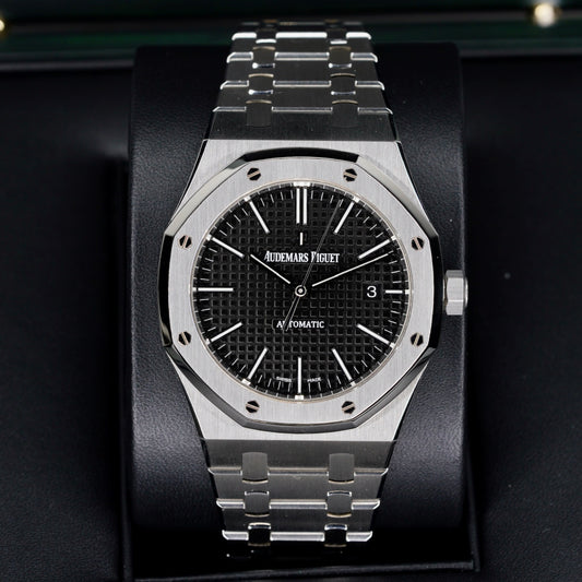 Audemars Piguet Royal Oak 15400ST.OO.1220ST.01 “BLACK OAK” Black Dial Stainless Steel 41mm
